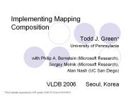Implementing Mapping Composition