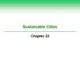 Sustainable Cities PowerPoint PPT Presentation
