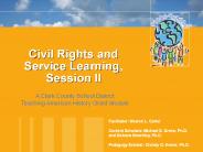 Civil Rights and Service Learning,