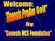 Genesis ProAm Golf