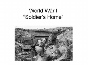 World War I  
