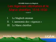 HIS 4668 Histoire du Maghreb Les r