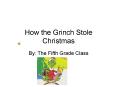 How the Grinch Stole Christmas PowerPoint PPT Presentation