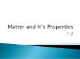 Matter and It PowerPoint PPT Presentation