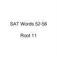SAT Words 52-56 PowerPoint PPT Presentation