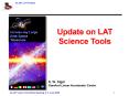 Update on LAT Science Tools PowerPoint PPT Presentation