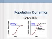 Population Dynamics