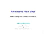 Role based Auto Mesh