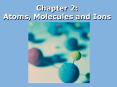 Chapter 2: Atoms, Molecules and Ions PowerPoint PPT Presentation