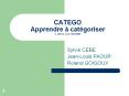 CATEGO Apprendre  PowerPoint PPT Presentation