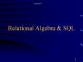 Relational Algebra PowerPoint PPT Presentation