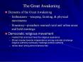 The Great Awakening PowerPoint PPT Presentation