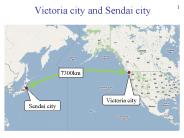 Victoria city and Sendai city