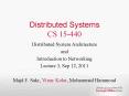Distributed Systems CS 15-440 PowerPoint PPT Presentation