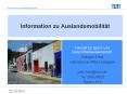 Information zu Auslandsmobilit PowerPoint PPT Presentation