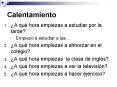 Calentamiento PowerPoint PPT Presentation