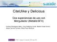 CiteUlike y Delicious PowerPoint PPT Presentation