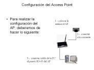 Para realizar la configuraci