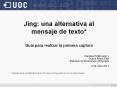 Jing: una alternativa al mensaje de texto* Gu PowerPoint PPT Presentation