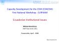 Capacity Development for the CDM (CD4CDM) PowerPoint PPT Presentation
