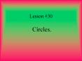 Circles. PowerPoint PPT Presentation