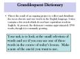 Grandiloquent Dictionary PowerPoint PPT Presentation
