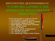 RISULTATI DEL QUESTIONARIO SU: 