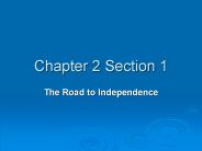 Chapter 2 Section 1
