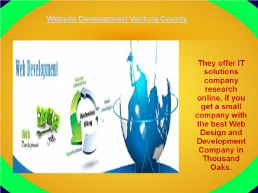 Website Development Ventura County