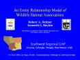An Entity Relationship Model of Wildlife Habitat Associations PowerPoint PPT Presentation