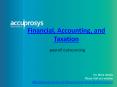 Financial, Accounting & Taxation Services PowerPoint PPT Presentation