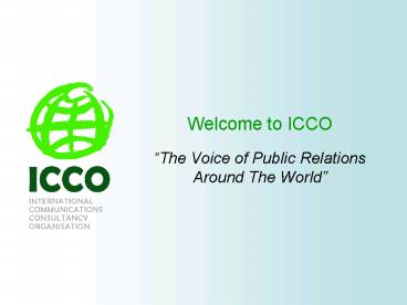 Welcome to ICCO