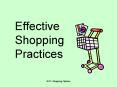 Effective Shopping Practices PowerPoint PPT Presentation