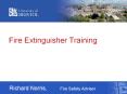 Fire Extinguisher Training PowerPoint PPT Presentation