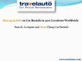 Travel Auto- Car Rental Marketplace