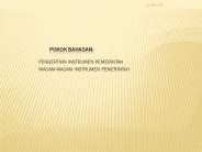POKOK BAHASAN: