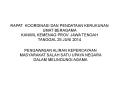RAPAT KOORDINASI DAN PENDATAAN KERUKUNAN UMAT BERAGAMA KANWIL KEMENAG PROV. JAWA TENGAH TANGGAL 25 JUNI 2014 PowerPoint PPT Presentation