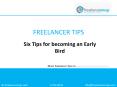 Six Tips for becoming an Early Bird PowerPoint PPT Presentation