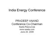 India Energy Conference