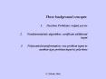 Three background concepts: PowerPoint PPT Presentation