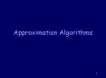 Approximation Algorithms PowerPoint PPT Presentation