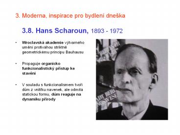 3. Moderna, inspirace pro bydlen