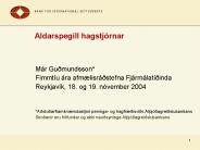 Aldarspegill hagstj
