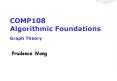 COMP108 Algorithmic Foundations Graph Theory PowerPoint PPT Presentation