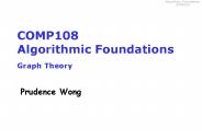 COMP108 Algorithmic Foundations Graph Theory