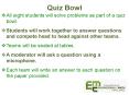 Quiz Bowl PowerPoint PPT Presentation