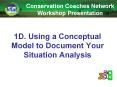 1D. Using a Conceptual Model to Document Your Situation Analysis PowerPoint PPT Presentation