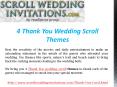 4 Thank You Wedding Scroll Themes (1)