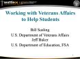 Working with Veterans Affairs to Help Students PowerPoint PPT Presentation