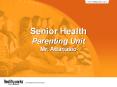 Senior Health Parenting Unit Mr. Attanasio PowerPoint PPT Presentation